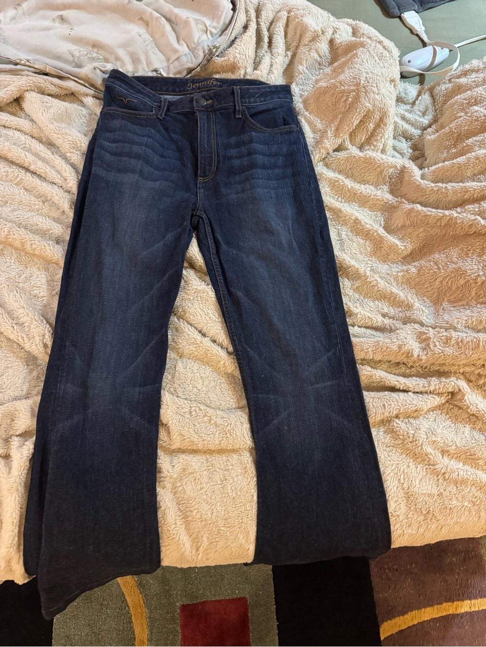 Women’s Dark Blue Bootcut Jeans - Kimes